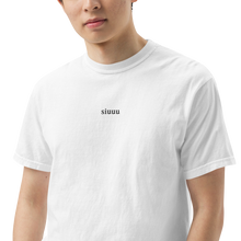 Load image into Gallery viewer, Siuuu Embroidered White T-Shirt
