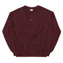 Load image into Gallery viewer, Siuuu Embroidered Burgundy Sweatshirt
