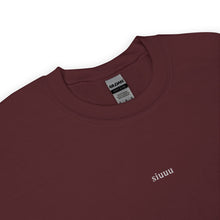 Load image into Gallery viewer, Siuuu Embroidered Burgundy Sweatshirt
