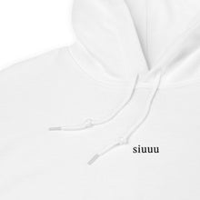 Load image into Gallery viewer, Siuuu Embroidered White Hoodie
